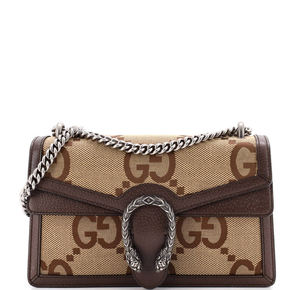 Gucci Small Dionysus Bag Jumbo GG Canvas